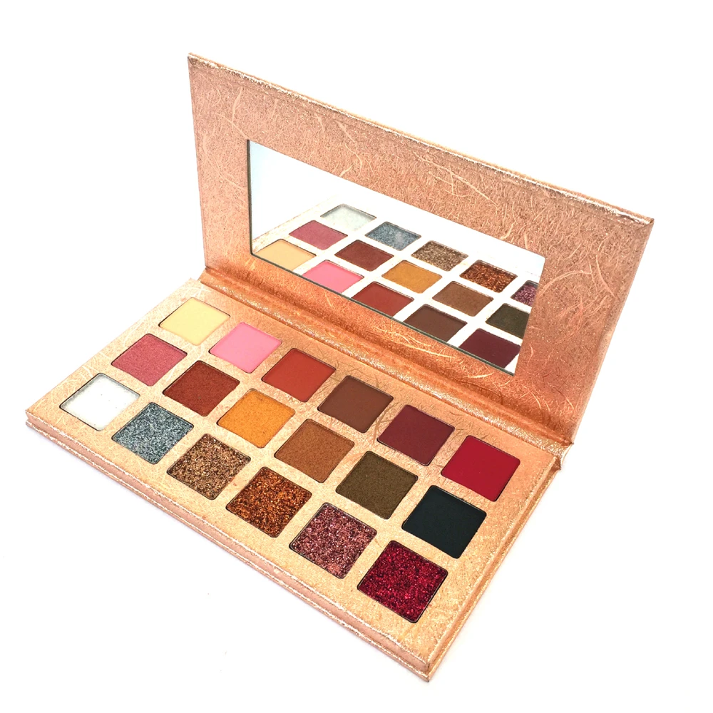 

18Colors Professional Glitter Eyeshadow Shimmer Pigment Makeup Palette Waterproof Cosmetics Glitter Eye Shadow Make Up Beauty