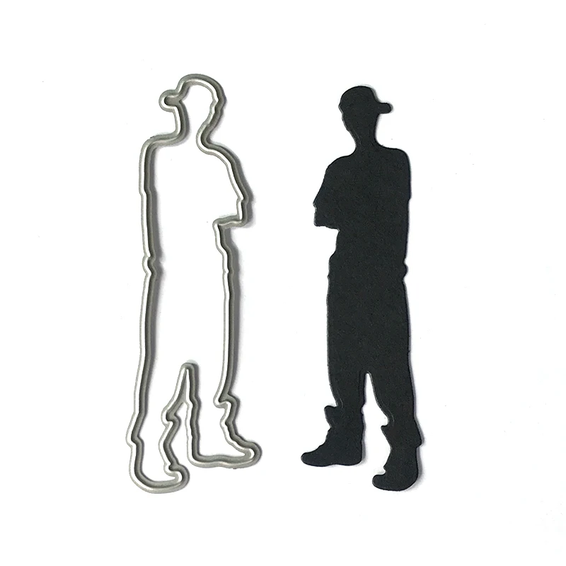 

New Cool Boy Metal Cutting Dies for Scrapbooking DIY Album Embossing Folder Paper Cards Maker Template Decor Stencils Craft Dies