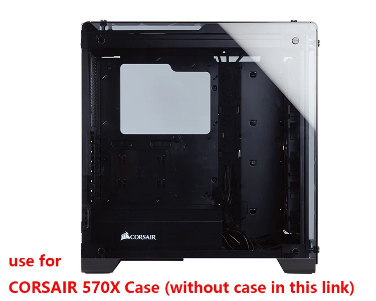 Акриловая доска курган в качестве Водного Канала используется для CORSAIR 570X/500D чехол для компьютера используется как для cpu, так и для GPU Блок RGB светильник 3PIN