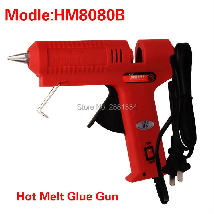 

Hight quality HM8080B Professional Hot Melt Heat Glue Gun Fit 11 MM Glue Sticks 80W Temperature Repair Tool
