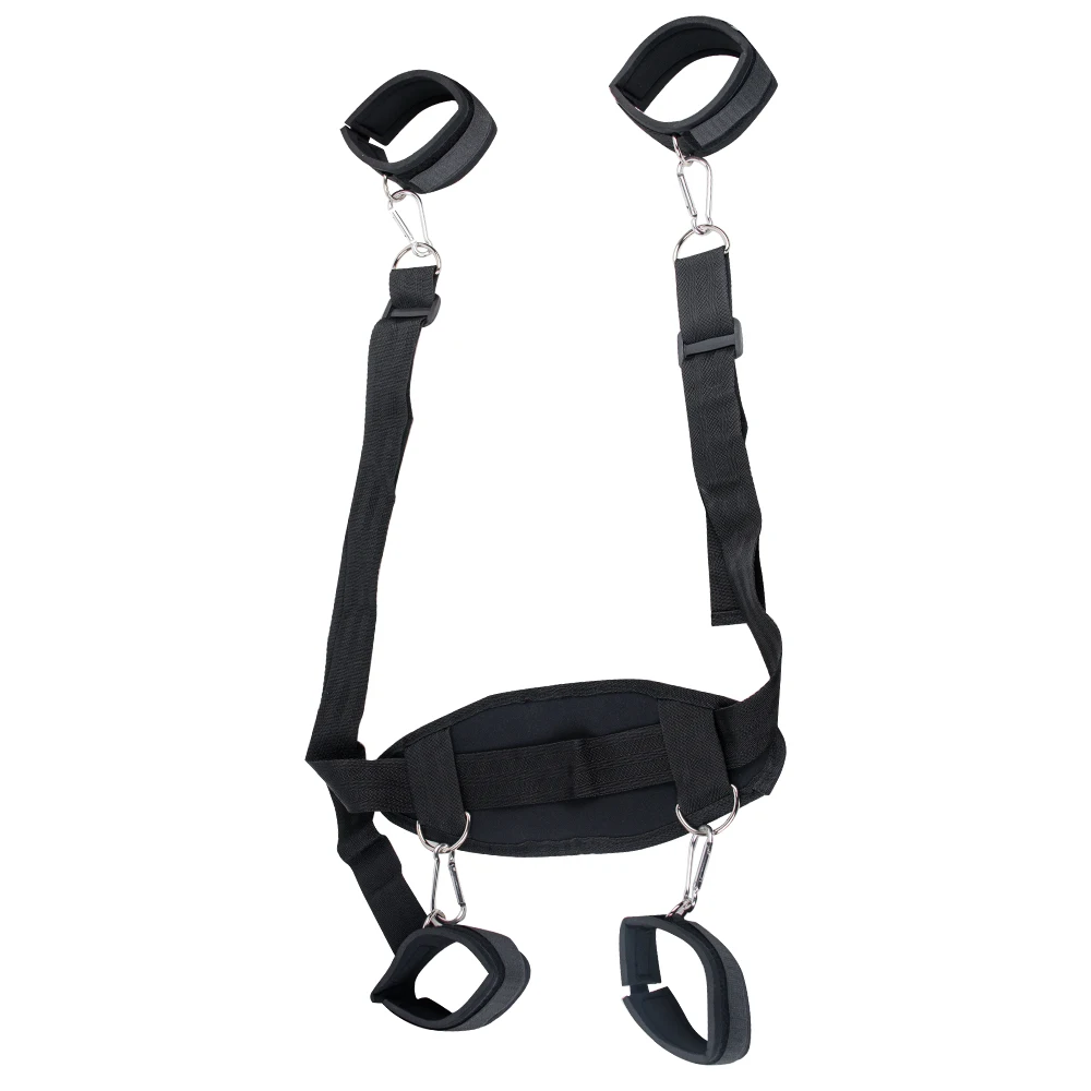 Bondage Open Leg Thigh Cuff Sex Aid Adult Fetish Sling Restraint Strap