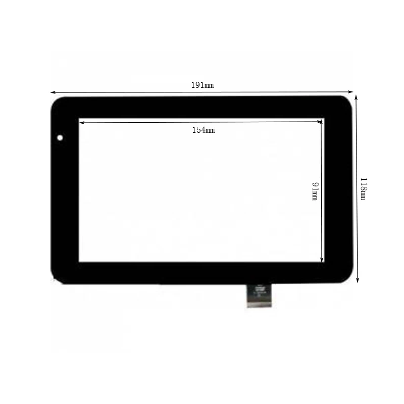 

New 7'' Touch Screen Digitizer Glass For Prestigio MultiPad PMP5570C DUO Tablet PC