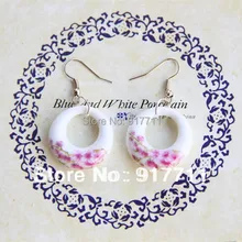 Drop Earrings Large Hoop Jingdezhen Ceramic New Fashion Vintage Jewelry Accessories Wholesale Cool For Women Girls