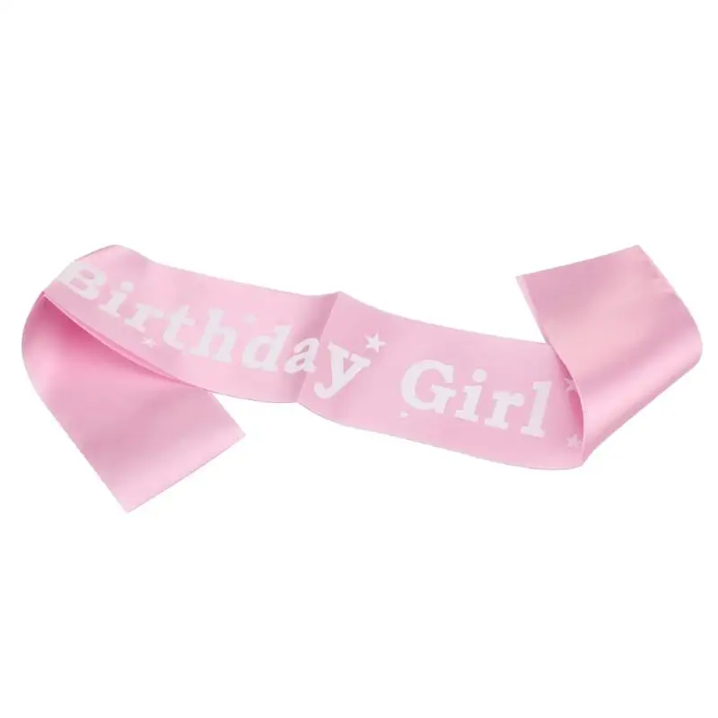 

PINK BIRTHDAY GIRL SASH GIRLS NIGHT OUT PARTY DECORATION GIFT RIBBON 5 5