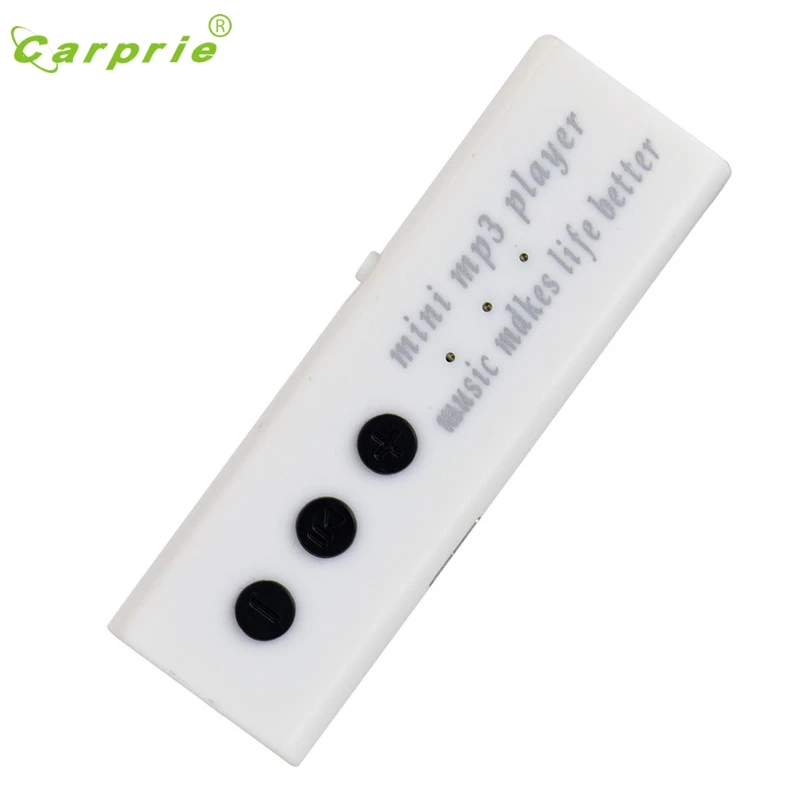 CARPRIE Mp3 плеер мини USB клип цифровой музыкальный Поддержка 16 Гб SD TF карта Apr21