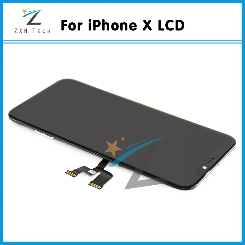 Класс AAA + OEM OLED для iPhone X XR XS ЖК экран Замена объектива Pantalla с 3D сенсорным