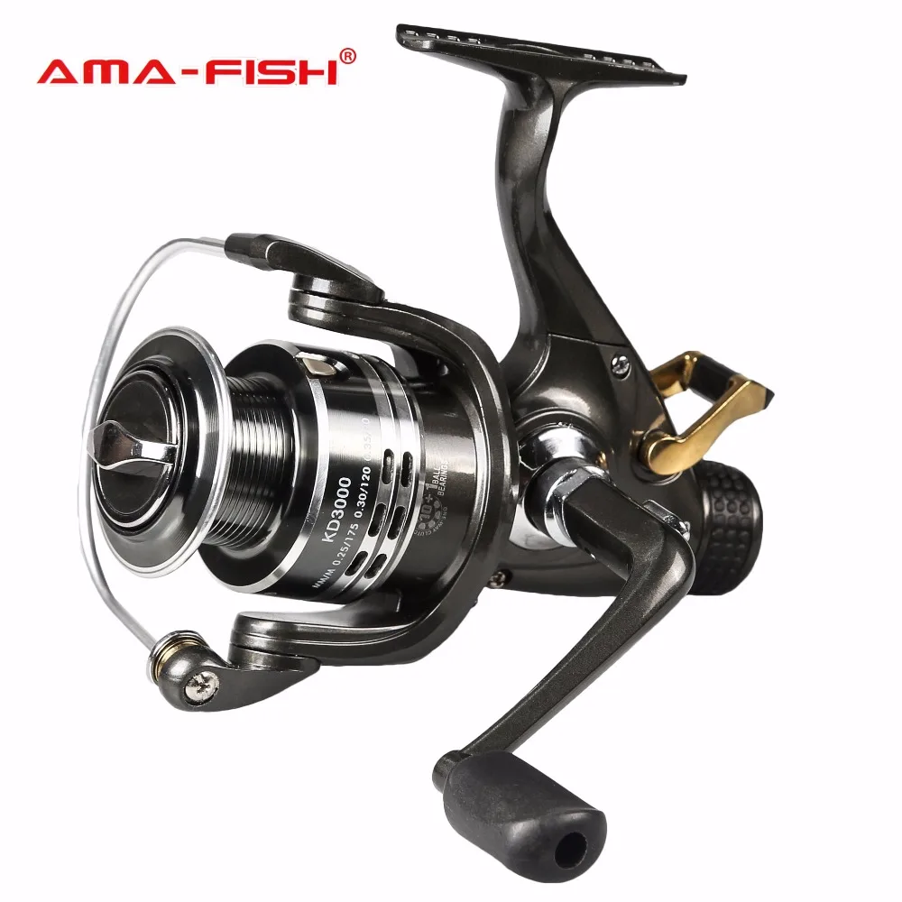 100% Бренд AMA-Fish 10 + 1BB мулинет Carretel De Pesca рыболовные катушки Фидер карп катушка Макс