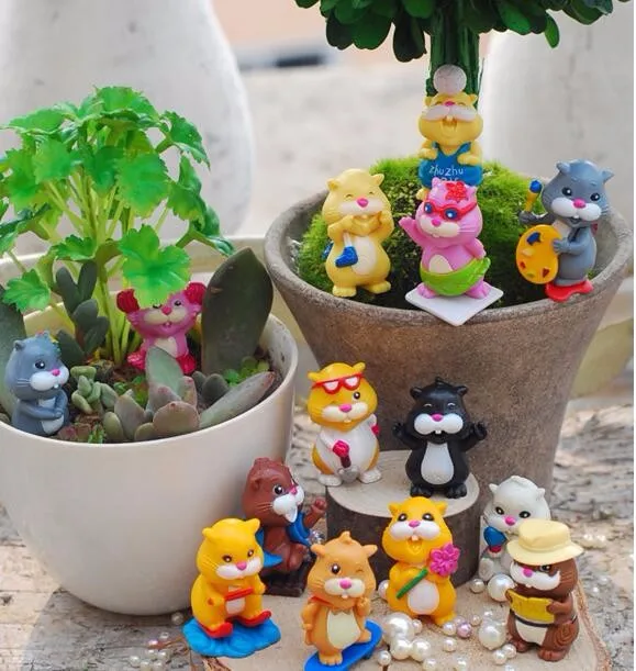 Милый Бобр животное миниатюрный сказочный сад дома украшения мини ремесло микро Ландшафтный Декор DIY аксессуары
