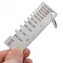 Полезный Многофункциональный измерительный инструмент для измерения толщины металла из нержавеющей стали, прибор для измерения толщины металлического листа