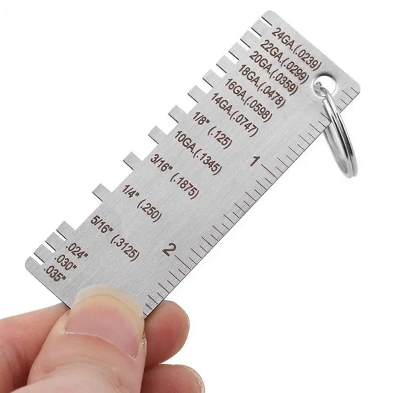 Wire Gauge Thickness Measuring Tool Wire//Sheet Metal Gage Measurement Plate Hot