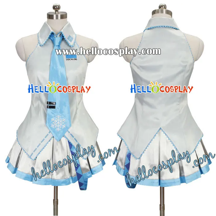 Платье для костюмированной вечеринки Vocaloid 2 Miku H008|miku dress|cosplay dresssnow miku cosplay |