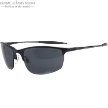 Новое высокое качество Для мужчин/Для женщин пружинным шарниром черный Нержавеющая сталь чистой объектива очки Рамки/Очки солнцезащитные очки/C210 C1