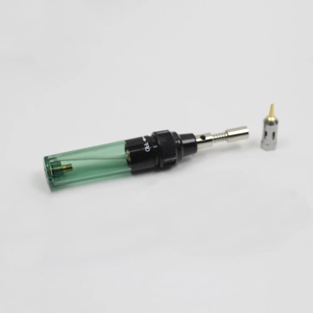 

Gas Soldering Iron Pen Shaped Cordless DIY Butane Gas Gun Torch Tip Transparent Soldering Iron Electronics Tool