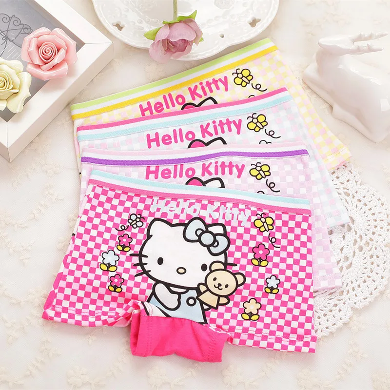 

Children Underwear Kids Panties Baby Girls' Briefs Fashion Cartoon Boxer Soft Cotton new calcinhas infantis 2-9T 2Pcs/lot