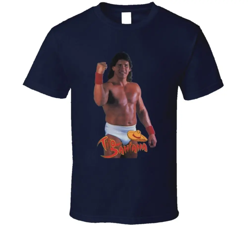 تيتو سانتانا WWF الكلاسيكية المصارعة T قميص بارد عارضة فخر t قميص الرجال للجنسين الأزياء التي شيرت شحن مجاني مضحك قمم تيتو سانتانا WWF الكلاسيكية المصارعة T قميص بارد عارضة فخر t قميص الرجال للجنسين الأزياء التي شيرت شحن مجاني مضحك قمم