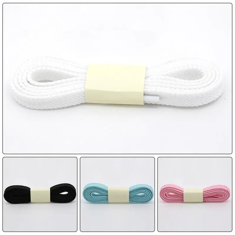 

1 Pair Polyester Thick Flat Shoelaces 11 Colors Wide Sports Casual Shoe Lace 100cm #95
