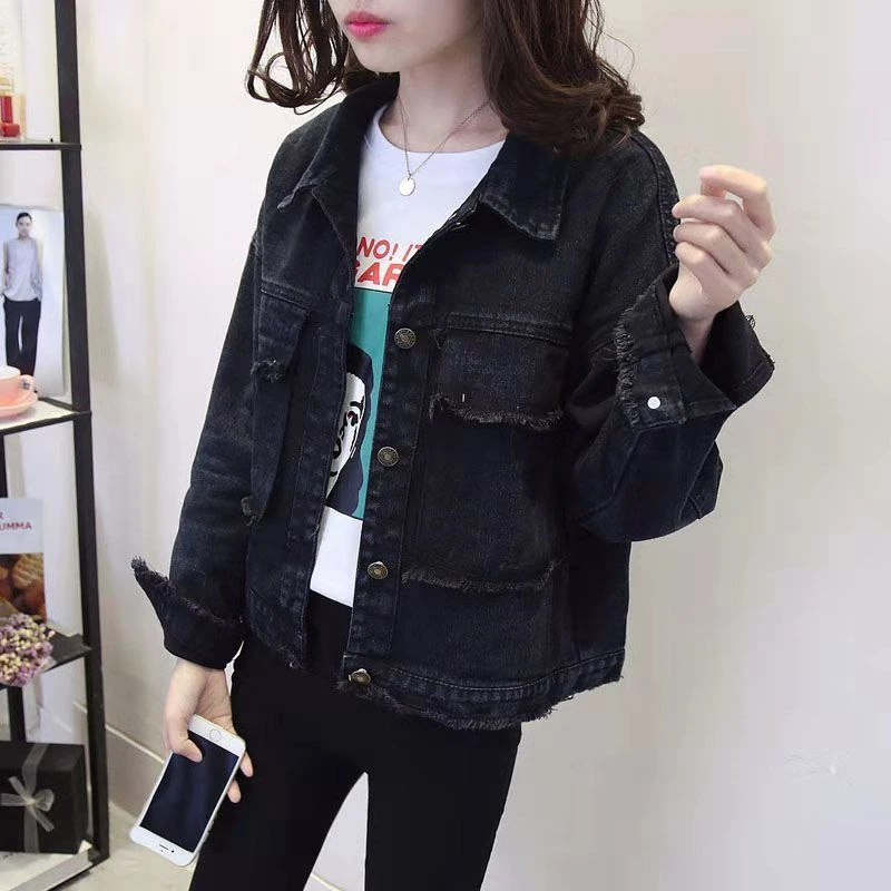 black denim jackets ladies