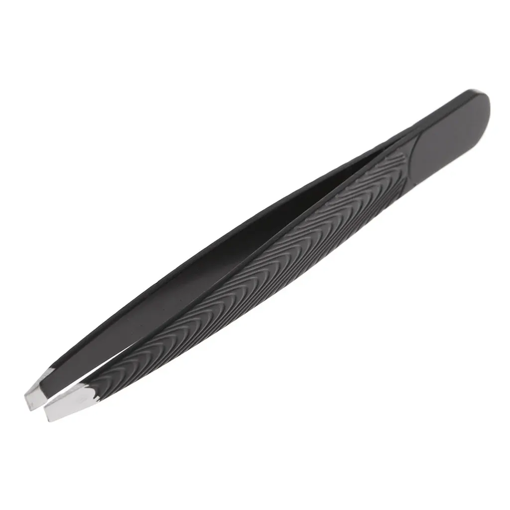 Professional Stainless Steel Eyebrow Tweezer Slant Tip Hair Removal Makeup Toolin Eyebrow