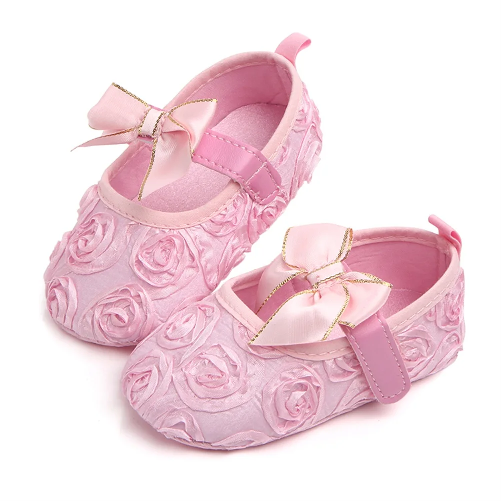 Новорожденный ребенок сладкая девочка цветок круглая резинка новорожденный прогулочная мягкая обувь головной убор