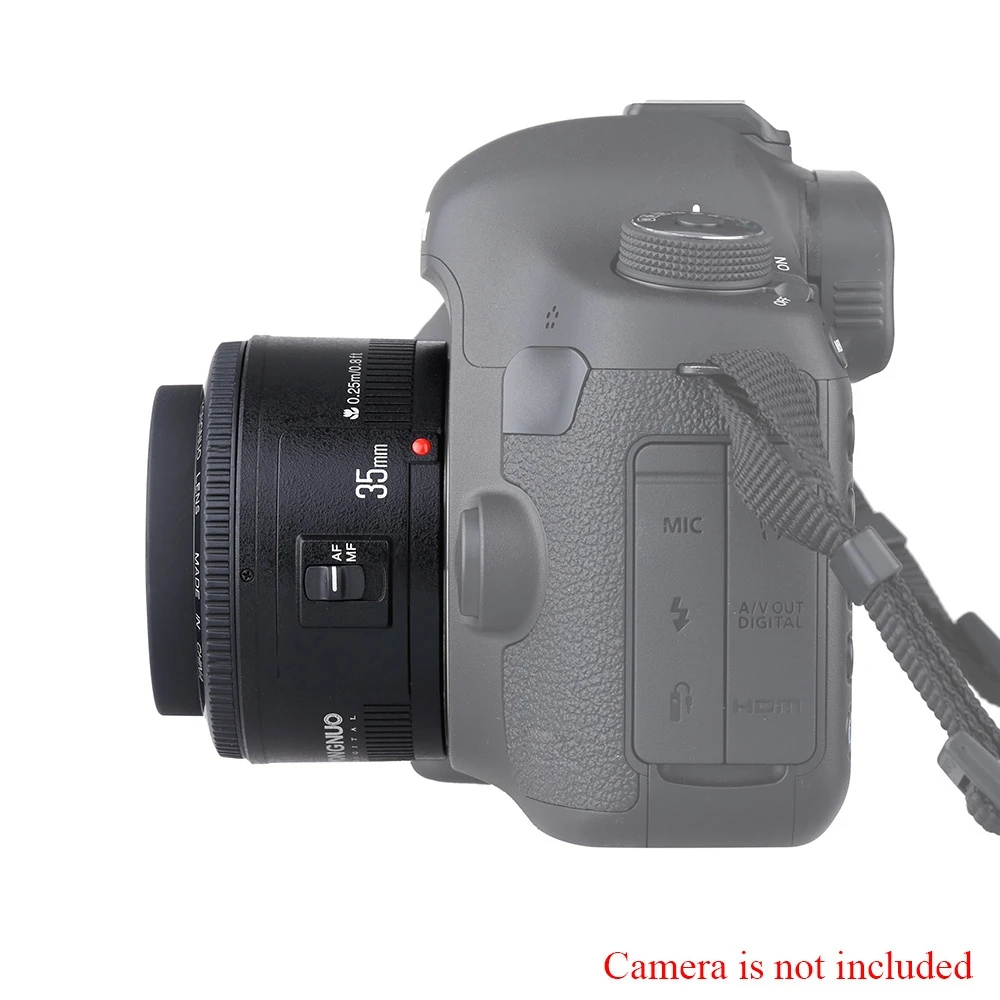 PULUZ YONGNUO YN35MM F2C 1:2 AF/MF широкоугольный фиксированный/Прайм Автофокус Объектив для Canon EOS EF объектив