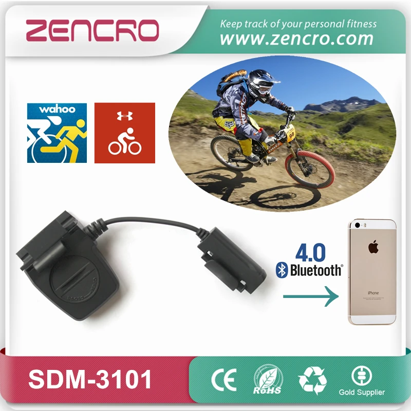 Bike font b Accessories b font Bluetooth 4 0 Sports Tracker Bicycle Speed Distance Cadence Sensor