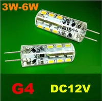 

G4 LED 12V 5W 6W DC Led Lamp LED Bulb 2835SMD 24LED 48LED lamp 360 Beam Angle LED spot light warranty Crystal lamp light