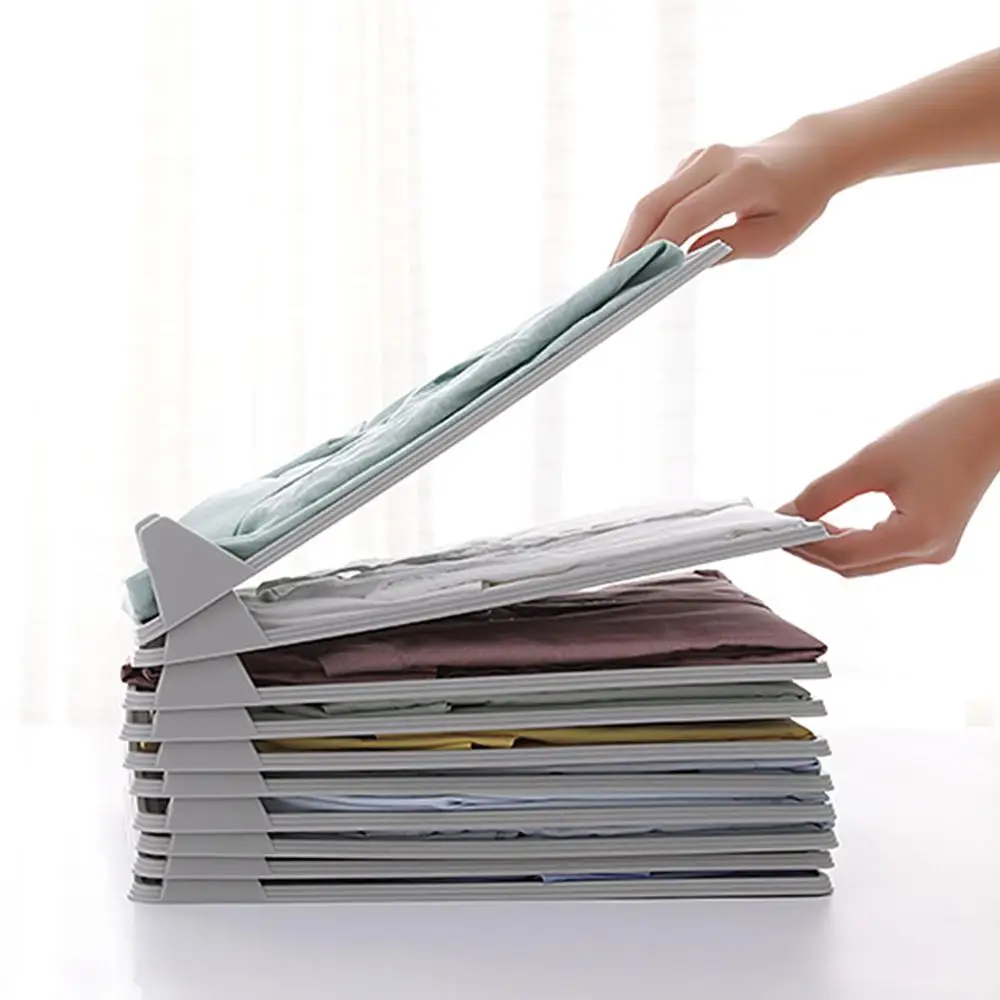 

Creative Fast Clothes Fold Board Clothing Organization Shirt Folder Travel Backpack T-shirt Document Home Closet Organizer
