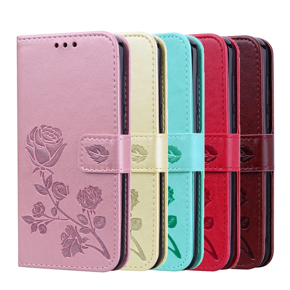 

For xiaomi Redmi 4X Case on Redmi 4X Case Flip 5.0 inch Rose Flower Skin Leather Wallet Book Case for xiaomi Redmi 4X 4 X Cover