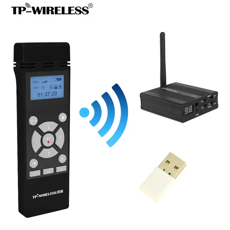 TP WIRELESS 2 4GHz Wireless Portable Microphone System For Lecturer 