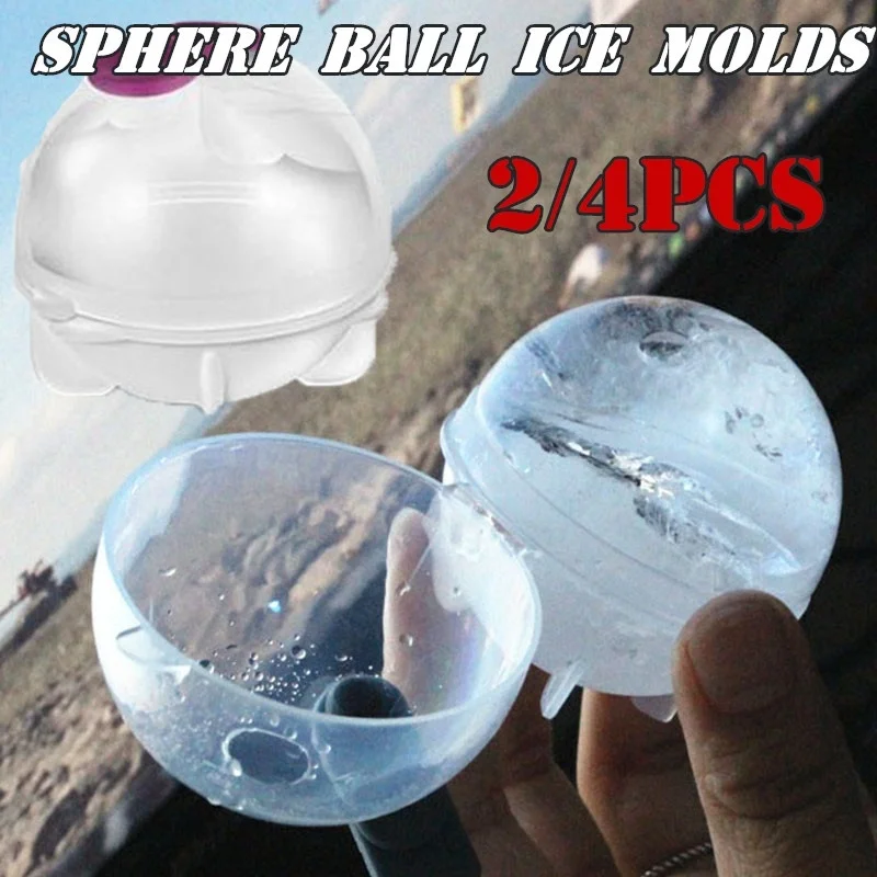 

1Set Cute Plastic Ice Ball Tray Mold Round Maker Mold Mould Home Party Bar Supplies