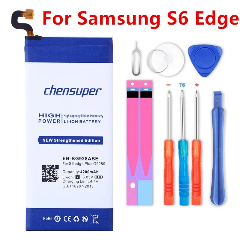 Новый аккумулятор для мобильного телефона Samsung S6 Edge Plus edge + G9280 4200 мАч 3 85 В номер