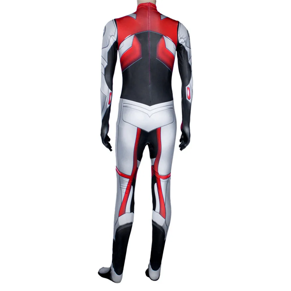 Avengers Endgame Quantum Realm Cosplay Costume Superhero Captain America Captain Marvel Zentai Bodysuit Suit Jumpsuits for adult