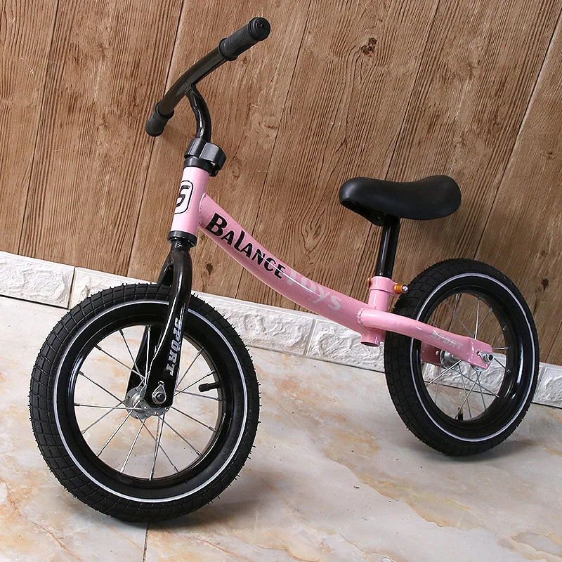 Cheap The new pneumatic tire balance child foot scooter car without a child car walker yo 4