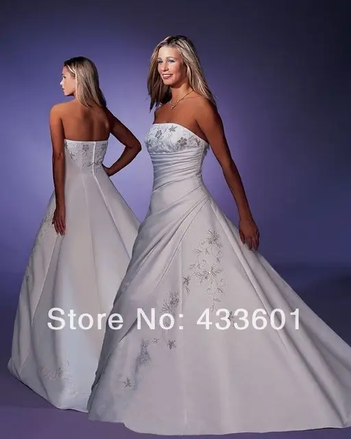 Wedding Dress Gown Designer Forever Yours 42211 16 White Blue Topaz Wedding Dress Gown Designer Forever Yours 42211 16 White Blue Topaz Aline