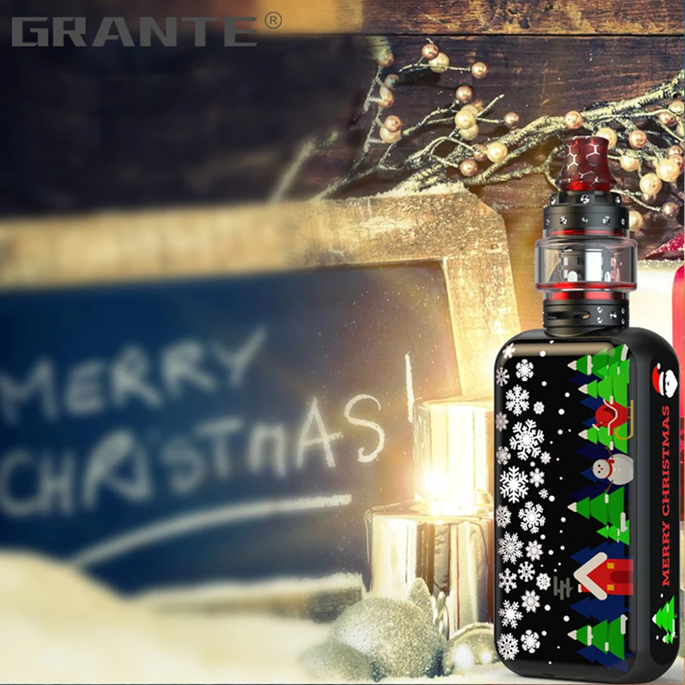 Grante Vape Box Mod Kit 3.5ml Top Filling Atomizer With 0.5 ohm Coil Without 18650 Battery Vape Mod Vaporizer VS SMOK X-Priv Kit3