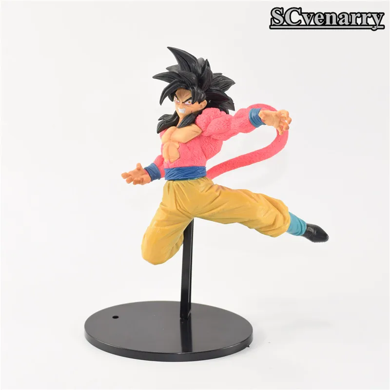 20 см fe Супер Saiyan 4 Сон Гоку фигурку игрушки ПВХ коллекционные Dragon Ball модель