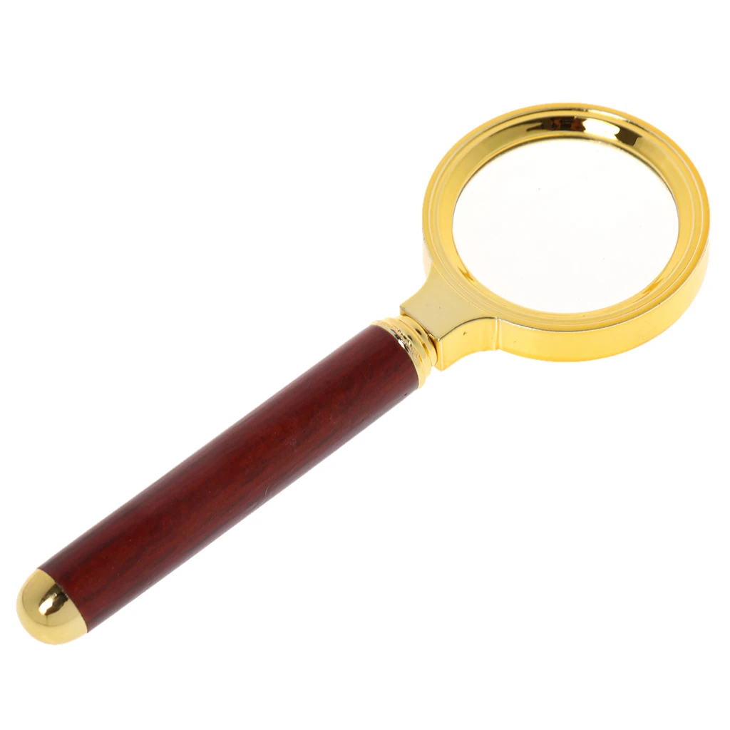 Vintage Handheld Magnifier Magnifying Glass Loupe Reading Jewelry Magnifying Glass 1.65 Inch 