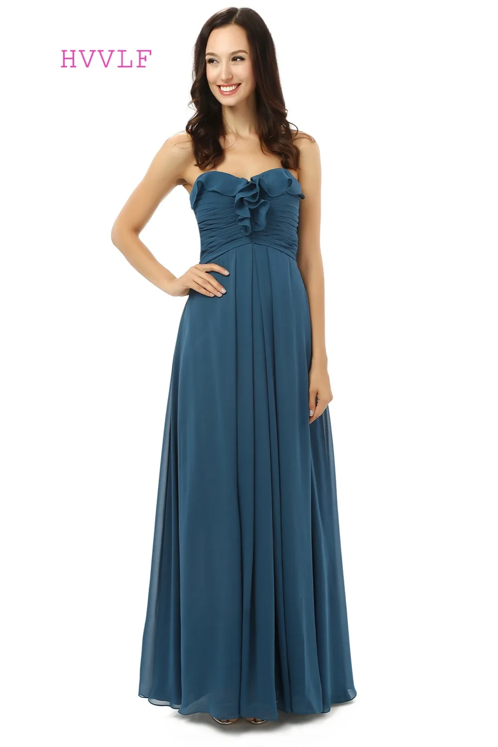 2019 Cheap Bridesmaid Dresses Under 50 A line Sweetheart Floor Length