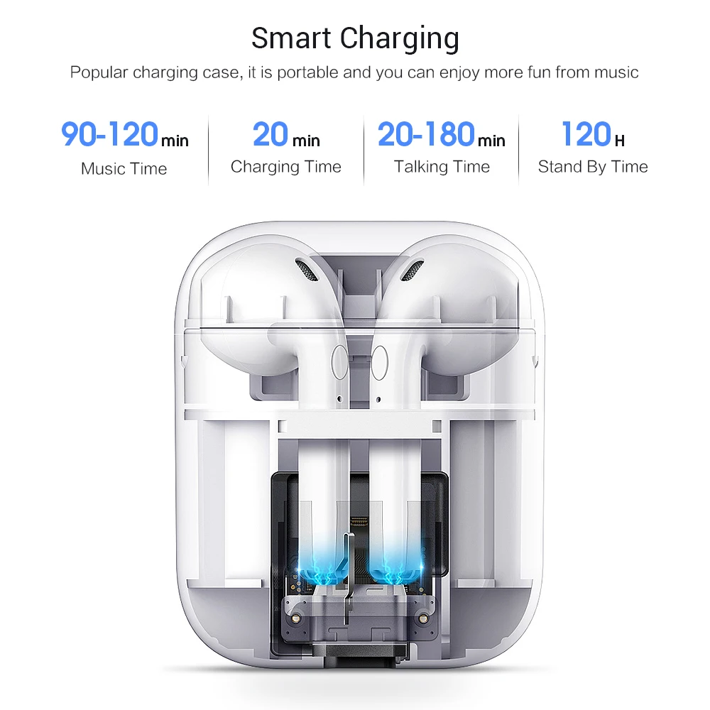 RAXFLY i9s TWS Bluetooth Earphones With Mic Wireless Bluetooth Headphone Headsets In-ear Earbuds For Air pods With Charging Box