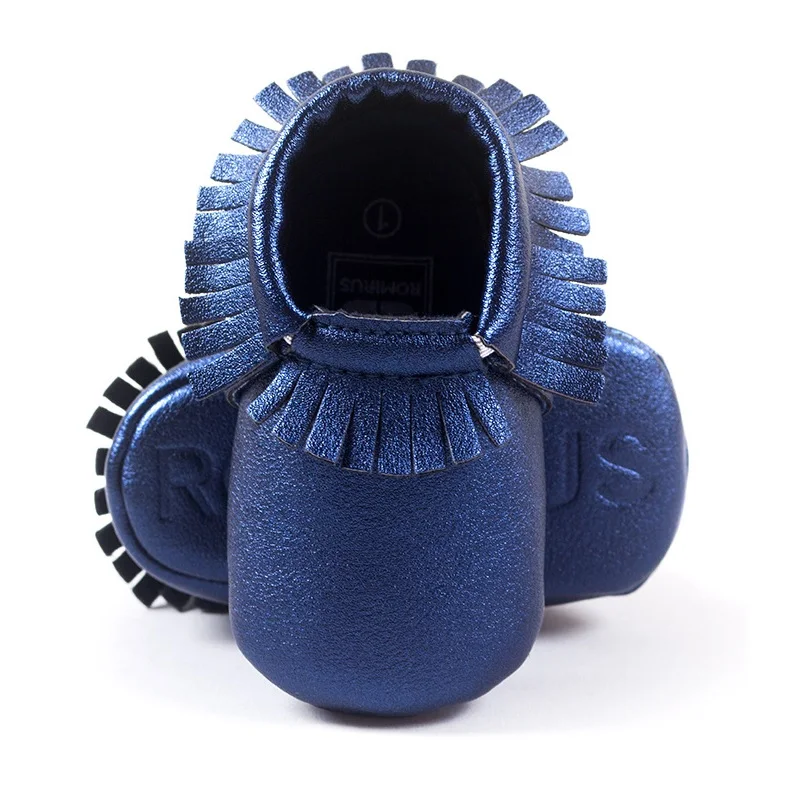 

Hooyi Baby Boy Shoe Blue Fringe Soft Newborn First Walkers Infant Sneakers Children Moccasin Girls Boots 0 1 2 Year Solid