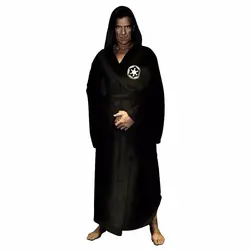 Лидер продаж Звездные войны зима и осень фланель с длинным рукавом капюшоном халат для мужчин Галактическая Империя косплэй