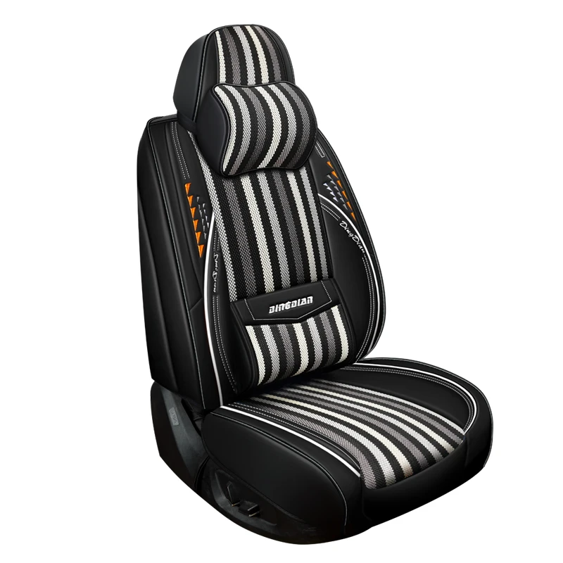 

Car Seat Cover (Front + Rear) Car Seat Cushion,Ice silk Senior Leather,New Sport Car Styling,Car-Styling For Sedan SUV