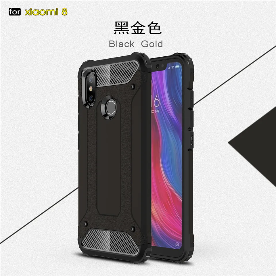 MLLSE Strong Hybrid Tough Shockproof Armor Phone Back Case For Xiaomi Mi8 SE Mix2S Mi5X 6X Redmi 5A Note 5A Rugged Impact Cover (15)