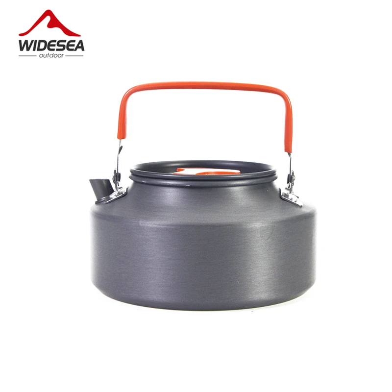 Widesea coffe hervidor 1.1L hervidor acampar al aire libre para acampar vajilla conjunto vajilla viajes picnic al aire libre