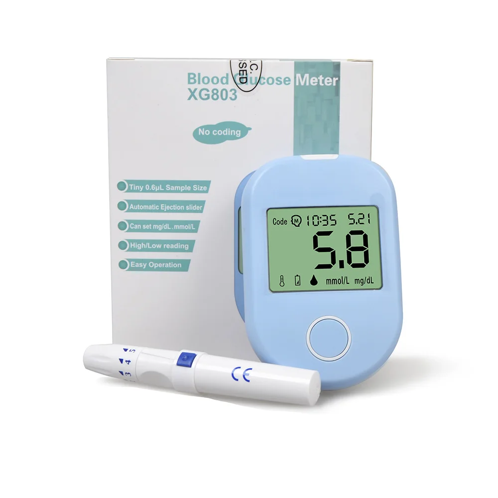 Глюкометр для измерения уровня сахара в крови глюкометр для глюкометра диабетические тестовые полоски ланцеты мг/дл