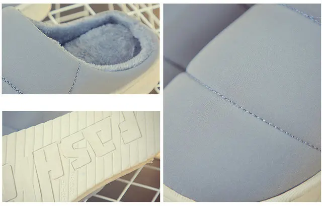 Winter New Arrival Simple Style Men And Women Durable Home Slippers Soft Cotton Comfortable Indoor Antiskid Bedroom Shoes (14)