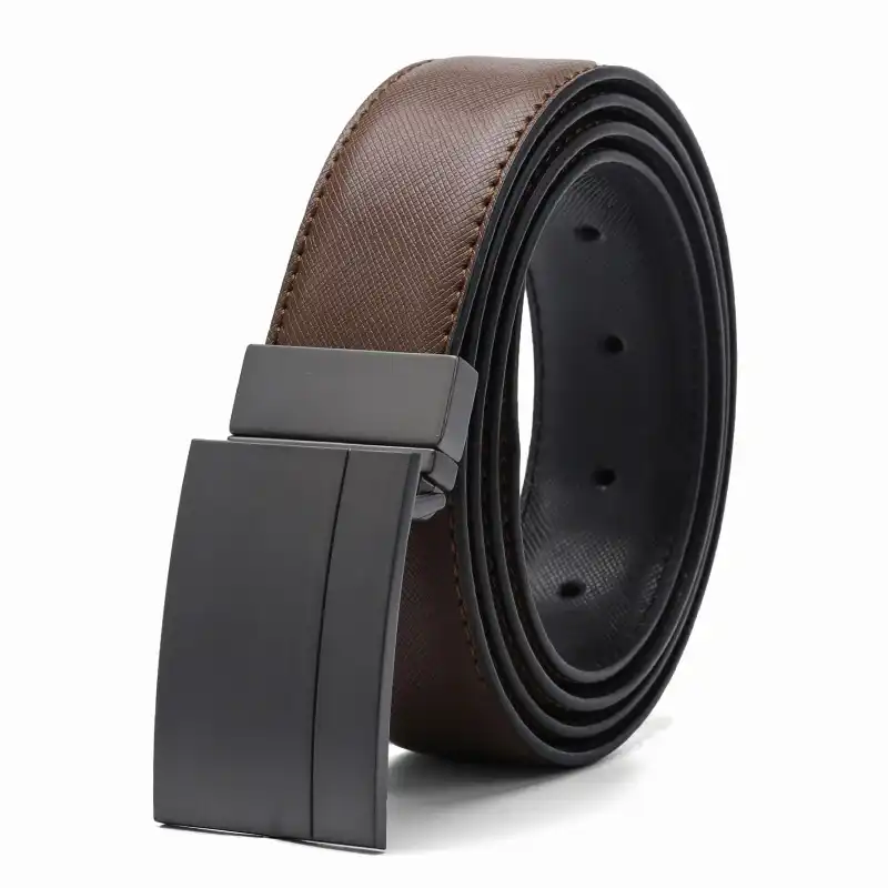 black leather dress belt