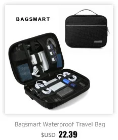 Bagsmart, дорожные электронные аксессуары, сумки, кабель для передачи данных, провод для наушников, линия питания, органайзер, сумка, чехол для флэш-диска, цифровая сумка