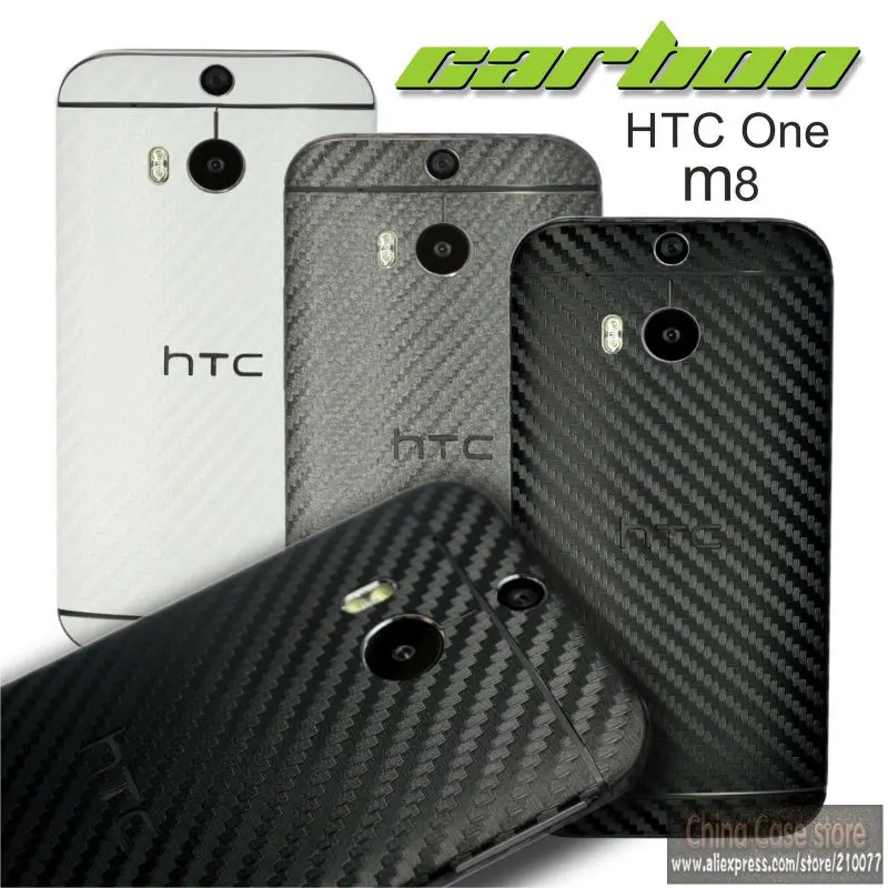 

Textured CARBON Fibre Skin Wrap Sticker Cover Decal NOT CASE for HTC ONE M8