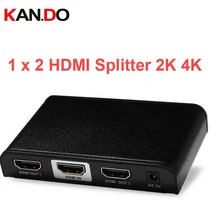 312PRO 2K 4K video splitter 1080P 2 Port HDMI divider,HDMI splitter,1X2 HDMI power splitter video divider HD video adapter